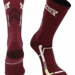 TCK Texas State Bobcats Socks Texas State University Bobcats Champion Crew Socks