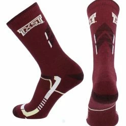 TCK Texas State Bobcats Socks Texas State University Bobcats Champion Crew Socks