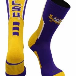 Cheapest โ TCK All Schools LSU Tigers Perimeter Crew ๐งฆ Socks โค๏ธ 12 TCK All Schools LSU Tigers Perimeter Crew Socks