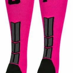 Best Sale ๐ MadSportsStuff โพ Baseball ๐งฆ Socks Neon Pink And Black Player ID Custom Number Over The Calf ๐งฆ Socks For ๐ฅ Softball โพ Baseball Football Boys And ๐ง Girls โจ 148 MadSportsStuff Baseball Socks Neon Pink And Black Player ID Custom Number Over The Calf Socks For Softball Baseball Football Boys And Girls