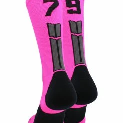 Cheap ๐ MadSportsStuff Neon Pink And Black Player ID Custom Number Crew ๐งฆ Socks For ๐ Basketball Lacrosse Volleyball Boys And ๐ง Girls Lacrosse ๐งฆ Socks ๐ 154 MadSportsStuff Neon Pink And Black Player ID Custom Number Crew Socks For Basketball Lacrosse Volleyball Boys And Girls Lacrosse Socks