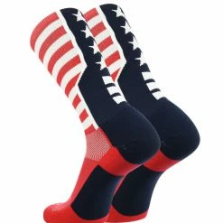 TCK Stars And Stripes Perimeter Crew Socks Basketball Socks