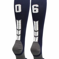 Best Sale ๐คฉ MadSportsStuff Navy Player ID Custom Number Over The Calf ๐งฆ Socks For ๐ฅ Softball โพ Baseball Football Boys And ๐ง Girls โจ 182 MadSportsStuff Navy Player ID Custom Number Over The Calf Socks For Softball Baseball Football Boys And Girls