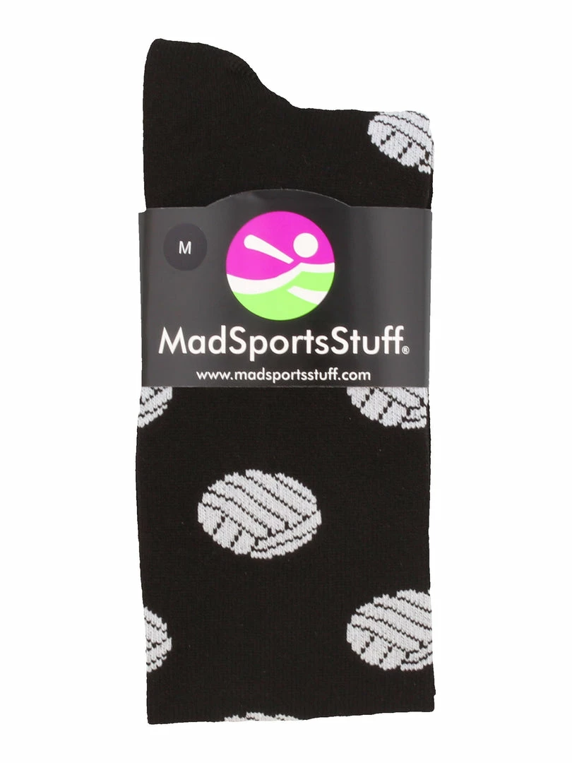 Outlet ๐งจ MadSportsStuff Volleyball ๐งฆ Socks With Volleyball Print Over The Calf ๐ 3 MadSportsStuff Volleyball Socks With Volleyball Print Over The Calf
