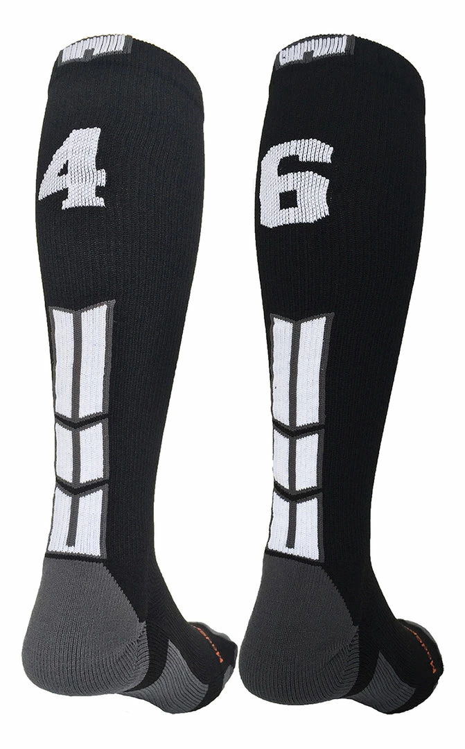Outlet โ MadSportsStuff ๐ฅ Softball ๐งฆ Socks Black Player ID Custom Number Over The Calf ๐งฆ Socks For ๐ฅ Softball โพ Baseball Football Boys And ๐ง Girls ๐ 84 MadSportsStuff Softball Socks Black Player ID Custom Number Over The Calf Socks For Softball Baseball Football Boys And Girls
