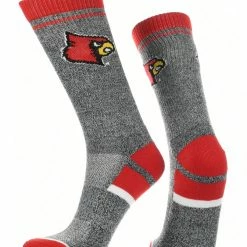 TCK All Schools Louisville Cardinals Socks Victory Parade Crew Length