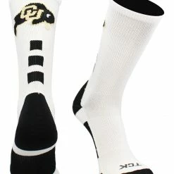 TCK Sports NCAA CU Boulder Buffs Socks University Of Colorado Baseline Crew All Schools