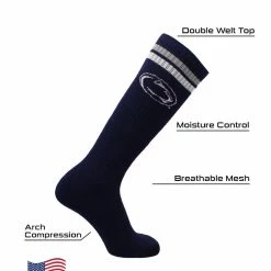 Outlet ❤️ TCK Penn State Nittany Lions 🧦 Socks Throwback Tube All Schools ❤️ 9 TCK Penn State Nittany Lions Socks Throwback Tube All Schools