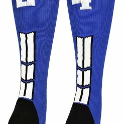 Brand new ๐ฅฐ MadSportsStuff Royal Player ID Custom Number Over The Calf ๐งฆ Socks For ๐ฅ Softball โพ Baseball Football Boys And ๐ง Girls ๐ 186 MadSportsStuff Royal Player ID Custom Number Over The Calf Socks For Softball Baseball Football Boys And Girls