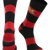 TCK Maryland Terrapins Socks Game Day Striped Crew Socks