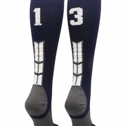 Best Sale ๐คฉ MadSportsStuff Navy Player ID Custom Number Over The Calf ๐งฆ Socks For ๐ฅ Softball โพ Baseball Football Boys And ๐ง Girls โจ 175 MadSportsStuff Navy Player ID Custom Number Over The Calf Socks For Softball Baseball Football Boys And Girls