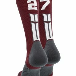 Best deal ๐คฉ MadSportsStuff Maroon Player ID Custom Number Crew ๐งฆ Socks For ๐ Basketball Lacrosse Volleyball Boys And ๐ง Girls ๐งจ 206 MadSportsStuff Maroon Player ID Custom Number Crew Socks For Basketball Lacrosse Volleyball Boys And Girls