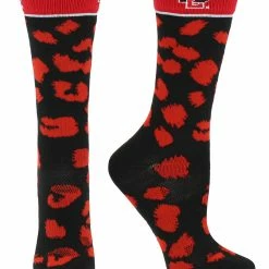 TCK All Schools San Diego State Aztecs Socks Womens Savage Crew Socks