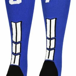 Brand new ๐ฅฐ MadSportsStuff Royal Player ID Custom Number Over The Calf ๐งฆ Socks For ๐ฅ Softball โพ Baseball Football Boys And ๐ง Girls ๐ 138 MadSportsStuff Royal Player ID Custom Number Over The Calf Socks For Softball Baseball Football Boys And Girls