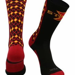Wholesale 🧨 TCK Iowa State Cyclones 🧦 Socks Diamond Crew ✨ 11 TCK Iowa State Cyclones Socks Diamond Crew