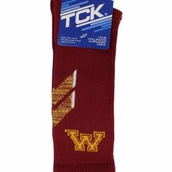 TCK Minnesota Golden Gophers Socks University Of Minnesota Golden Gophers Champion Crew Socks All Schools