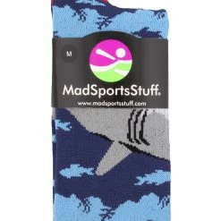 MadSportsStuff Softball Socks Great White Sharks Athletic Over The Calf Socks