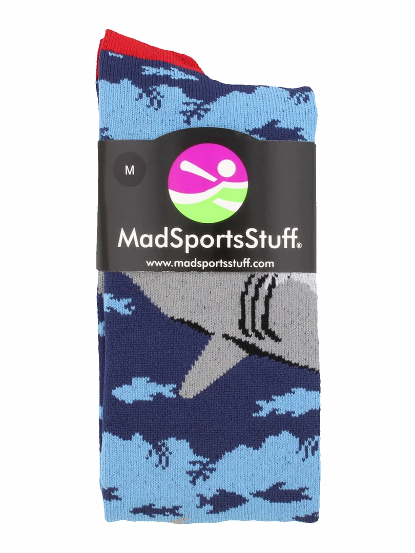 Best Pirce ๐ MadSportsStuff ๐ฅ Softball ๐งฆ Socks Great White Sharks Athletic Over The Calf ๐งฆ Socks โ 2 MadSportsStuff Softball Socks Great White Sharks Athletic Over The Calf Socks