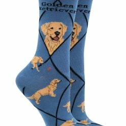 Buy โ๏ธ WHD Crazy ๐งฆ Socks - Crew Golden Retriever ๐งฆ Socks For ๐ฉ Women Gift For ๐ถ Dog Lovers โค๏ธ 10 WHD Crazy Socks - Crew Golden Retriever Socks For Women Gift For Dog Lovers