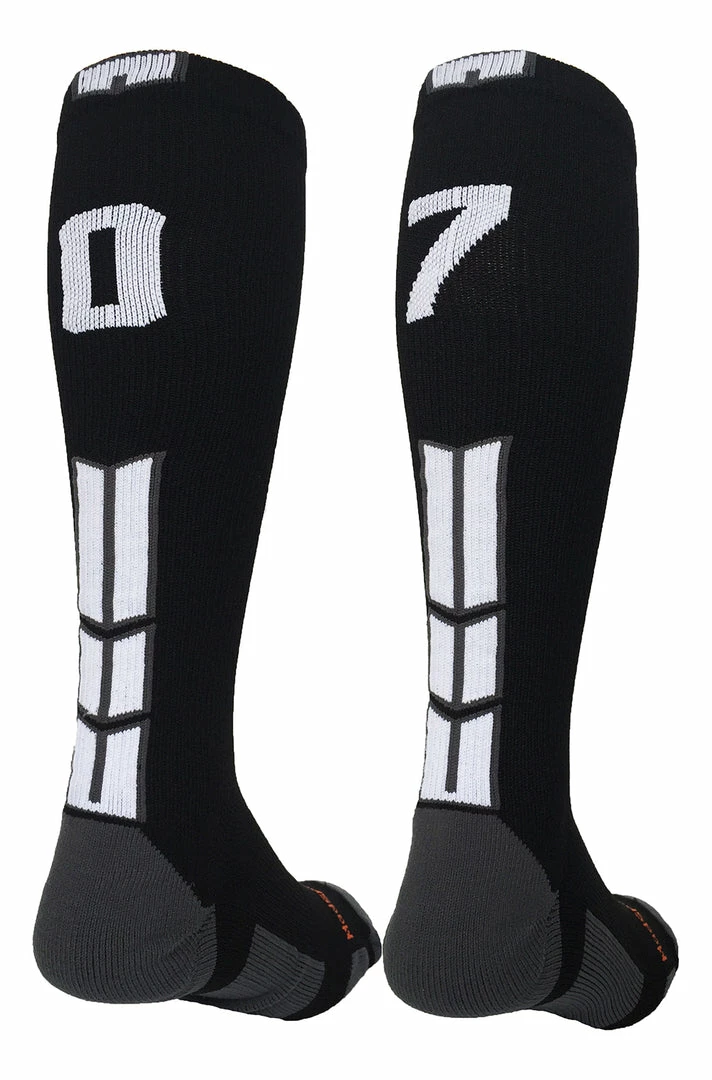 Outlet โ MadSportsStuff ๐ฅ Softball ๐งฆ Socks Black Player ID Custom Number Over The Calf ๐งฆ Socks For ๐ฅ Softball โพ Baseball Football Boys And ๐ง Girls ๐ 72 MadSportsStuff Softball Socks Black Player ID Custom Number Over The Calf Socks For Softball Baseball Football Boys And Girls