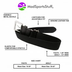 MadSportsStuff Pro Line Softball Socks And Belt Combo Youth And Adult