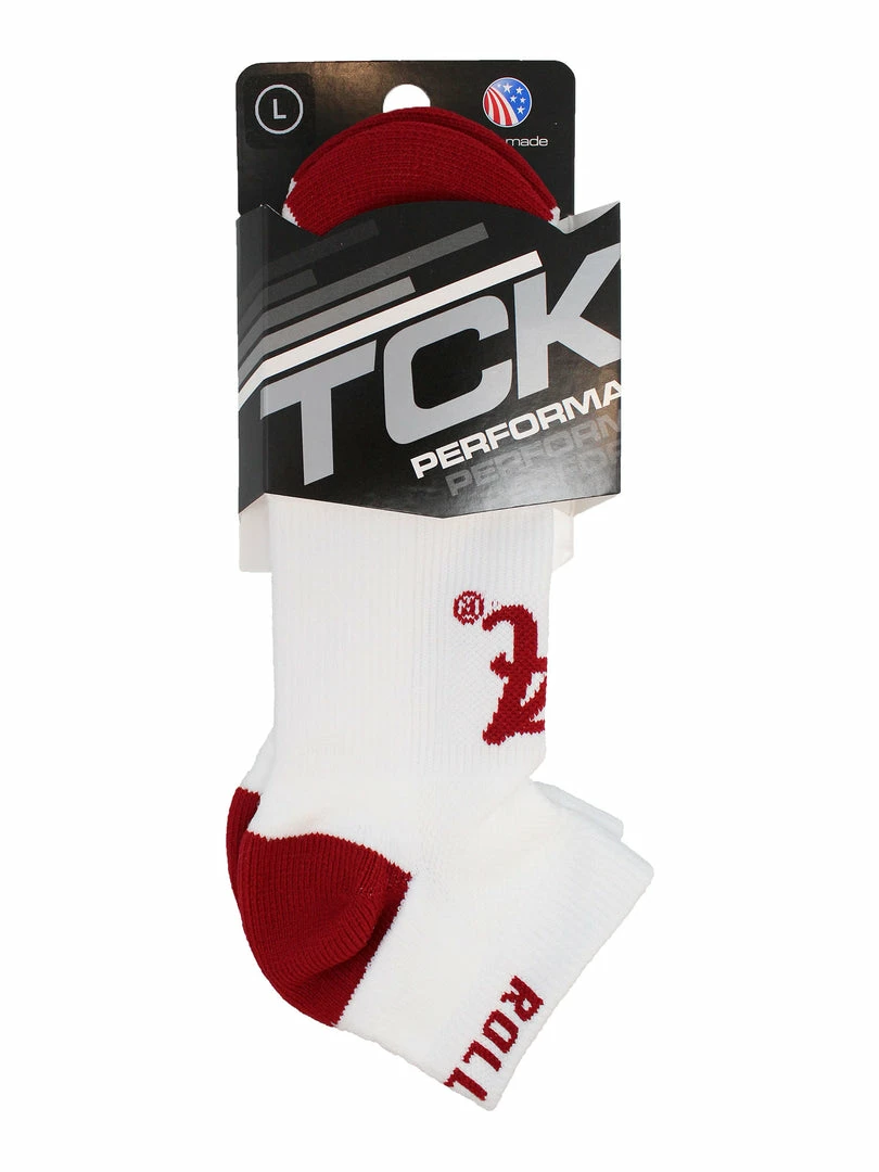 Best Pirce ✨ TCK All Schools Alabama Crimson Tide 🧦 Socks Footie No Show ⭐ 3 TCK All Schools Alabama Crimson Tide Socks Footie No Show
