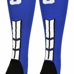 Wholesale ๐ MadSportsStuff โพ Baseball ๐งฆ Socks Royal Player ID Custom Number Over The Calf ๐งฆ Socks For ๐ฅ Softball โพ Baseball Football Boys And ๐ง Girls ๐ 200 MadSportsStuff Baseball Socks Royal Player ID Custom Number Over The Calf Socks For Softball Baseball Football Boys And Girls