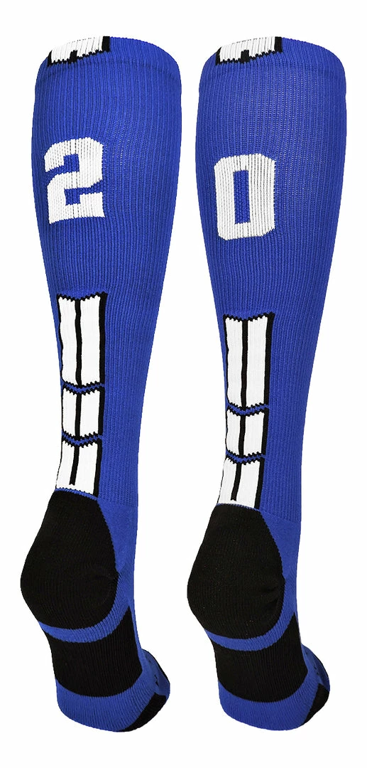 Wholesale ๐ MadSportsStuff โพ Baseball ๐งฆ Socks Royal Player ID Custom Number Over The Calf ๐งฆ Socks For ๐ฅ Softball โพ Baseball Football Boys And ๐ง Girls ๐ 59 MadSportsStuff Baseball Socks Royal Player ID Custom Number Over The Calf Socks For Softball Baseball Football Boys And Girls