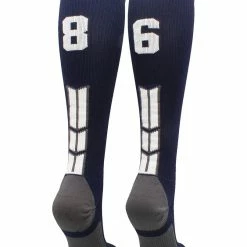 Best Sale ๐คฉ MadSportsStuff Navy Player ID Custom Number Over The Calf ๐งฆ Socks For ๐ฅ Softball โพ Baseball Football Boys And ๐ง Girls โจ 153 MadSportsStuff Navy Player ID Custom Number Over The Calf Socks For Softball Baseball Football Boys And Girls