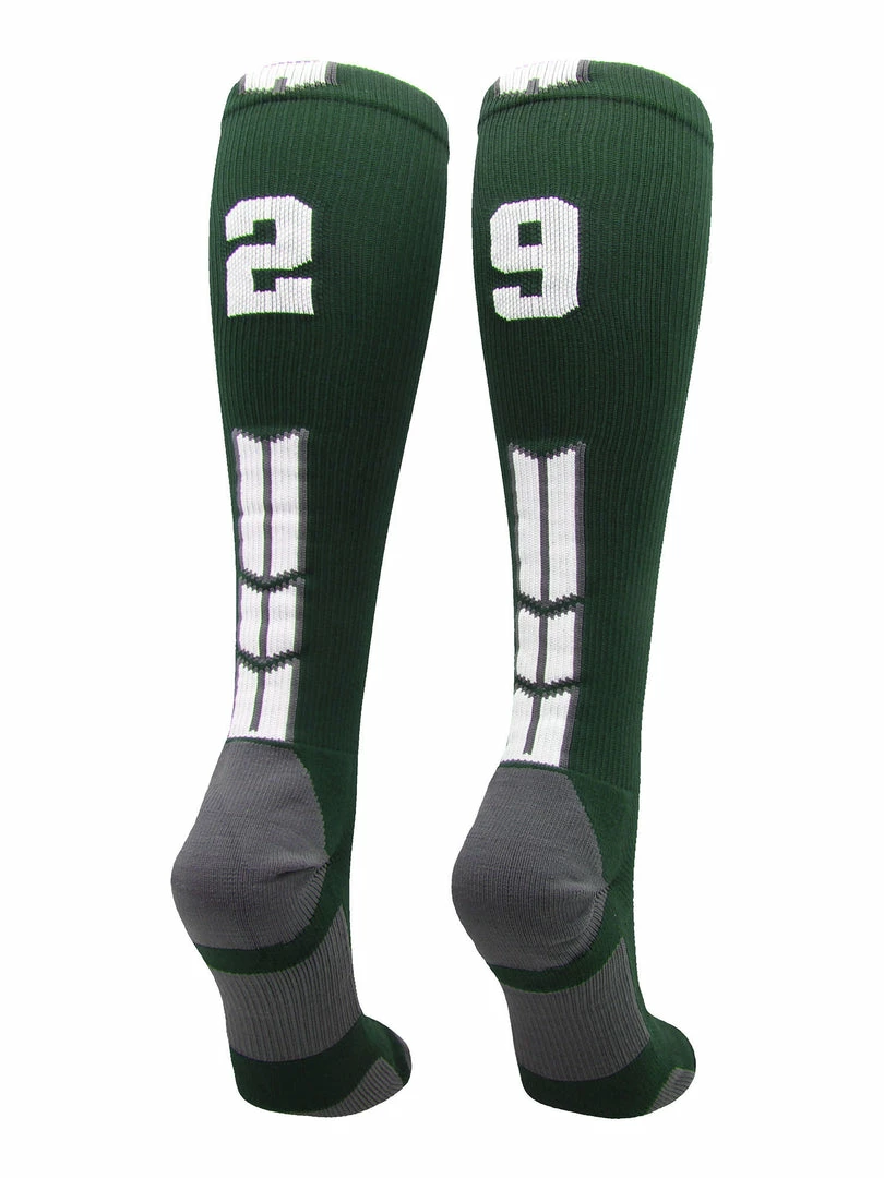 Best reviews of 🤩 MadSportsStuff Dark Green Player ID Custom Number Over The Calf 🧦 Socks For 🥎 Softball ⚾ Baseball Football Boys And 👧 Girls 🥎 Softball 🧦 Socks 🧨 101 MadSportsStuff Dark Green Player ID Custom Number Over The Calf Socks For Softball Baseball Football Boys And Girls Softball Socks