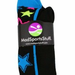MadSportsStuff Crazy Socks With Stars Over The Calf Socks (multiple Colors)