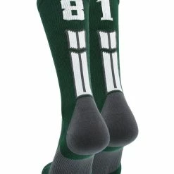 Buy โ๏ธ MadSportsStuff Dark Green Player ID Custom Number Crew ๐งฆ Socks For ๐ Basketball Lacrosse Volleyball Boys And ๐ง Girls ๐ 152 MadSportsStuff Dark Green Player ID Custom Number Crew Socks For Basketball Lacrosse Volleyball Boys And Girls