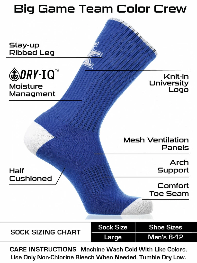 Top 10 โ๏ธ TCK Kentucky Wildcats ๐งฆ Socks Campus Legend Crew Length All Schools ๐ฅฐ 3 TCK Kentucky Wildcats Socks Campus Legend Crew Length All Schools