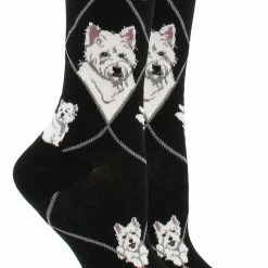 Promo ๐งจ WHD Crazy ๐งฆ Socks - Crew Westie ๐งฆ Socks For ๐ฉ Women Gift For ๐ถ Dog Lovers ๐ 9 WHD Crazy Socks - Crew Westie Socks For Women Gift For Dog Lovers