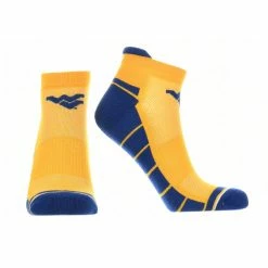 TCK West Virginia Mountaineers Low Cut Ankle Socks With Tab