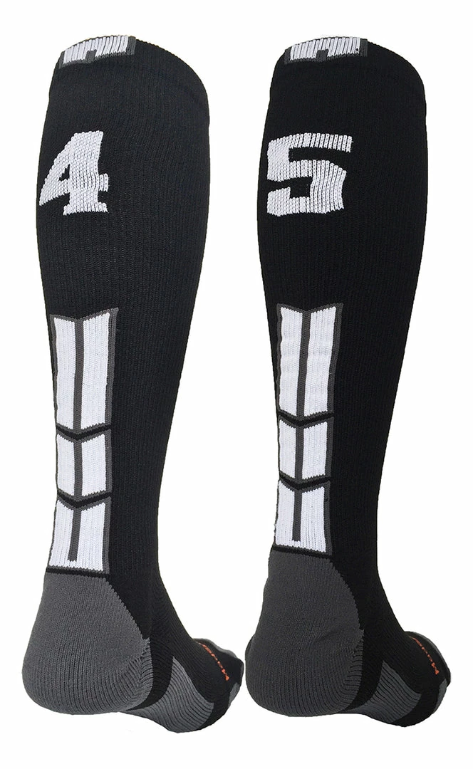 Outlet โ MadSportsStuff ๐ฅ Softball ๐งฆ Socks Black Player ID Custom Number Over The Calf ๐งฆ Socks For ๐ฅ Softball โพ Baseball Football Boys And ๐ง Girls ๐ 85 MadSportsStuff Softball Socks Black Player ID Custom Number Over The Calf Socks For Softball Baseball Football Boys And Girls