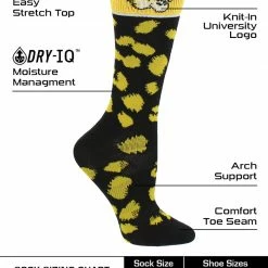 Discount ๐งจ TCK All Schools Missouri Tigers ๐งฆ Socks ๐ฉ Womens Savage Crew ๐งฆ Socks ๐ 7 TCK All Schools Missouri Tigers Socks Womens Savage Crew Socks