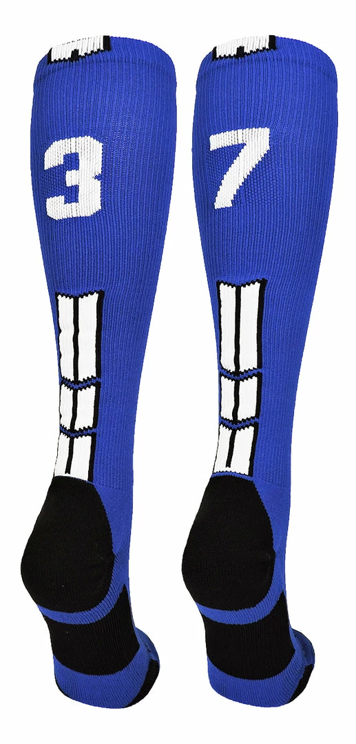 Wholesale ๐ MadSportsStuff โพ Baseball ๐งฆ Socks Royal Player ID Custom Number Over The Calf ๐งฆ Socks For ๐ฅ Softball โพ Baseball Football Boys And ๐ง Girls ๐ 94 MadSportsStuff Baseball Socks Royal Player ID Custom Number Over The Calf Socks For Softball Baseball Football Boys And Girls