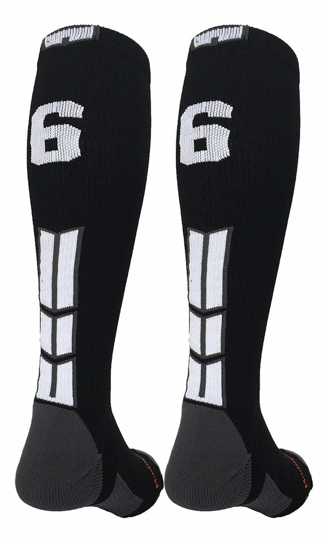 Outlet โ MadSportsStuff ๐ฅ Softball ๐งฆ Socks Black Player ID Custom Number Over The Calf ๐งฆ Socks For ๐ฅ Softball โพ Baseball Football Boys And ๐ง Girls ๐ 14 MadSportsStuff Softball Socks Black Player ID Custom Number Over The Calf Socks For Softball Baseball Football Boys And Girls