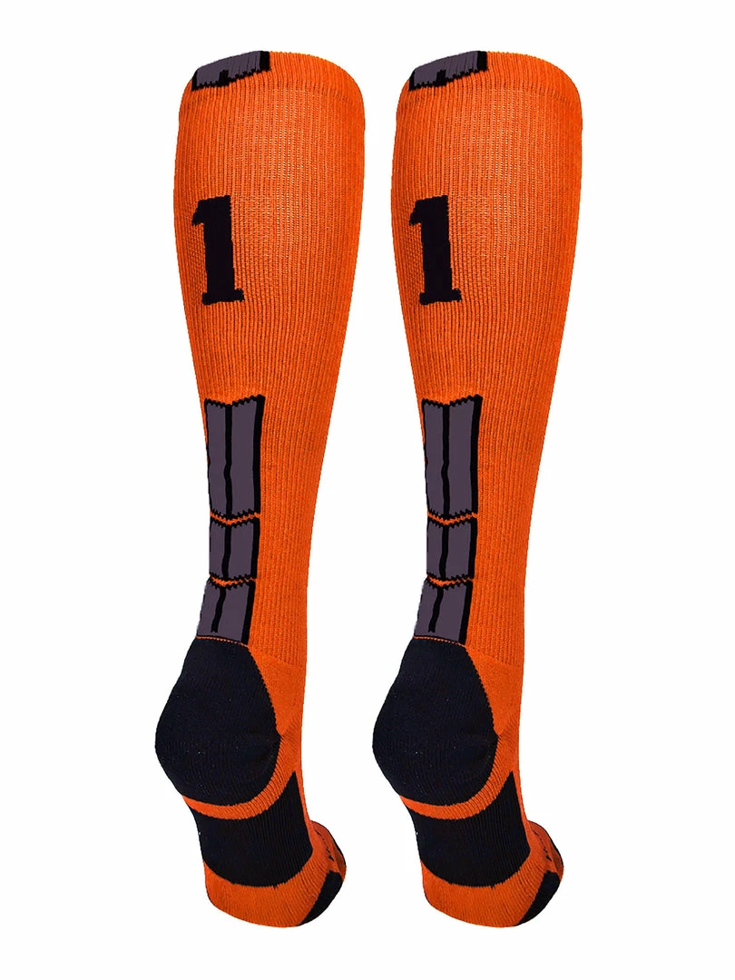 Deals โญ MadSportsStuff ๐ฅ Softball ๐งฆ Socks Orange And Black Player ID Custom Number Over The Calf ๐งฆ Socks For ๐ฅ Softball โพ Baseball Football Boys And ๐ง Girls ๐ 68 MadSportsStuff Softball Socks Orange And Black Player ID Custom Number Over The Calf Socks For Softball Baseball Football Boys And Girls