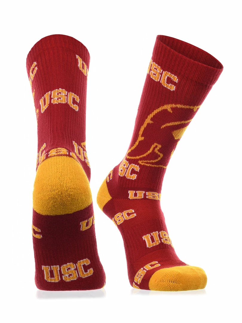 Coupon ๐ TCK All Schools USC Trojans ๐งฆ Socks Crew Length Sock Mayhem ๐ 4 TCK All Schools USC Trojans Socks Crew Length Sock Mayhem