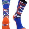 TCK Sports University Of Florida Gators Socks Woodland Camo Crew