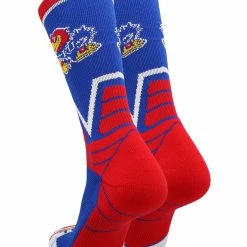 TCK Kansas Jayhawks Socks Victory Crew All Schools