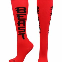 MadSportsStuff Personality Word Socks Over The Calf Length