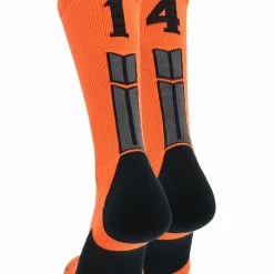 Flash Sale β MadSportsStuff Orange And Black Player ID Custom Number Crew 𧦠Socks For π Basketball Lacrosse Volleyball Boys And π§ Girls β 168 MadSportsStuff Orange And Black Player ID Custom Number Crew Socks For Basketball Lacrosse Volleyball Boys And Girls