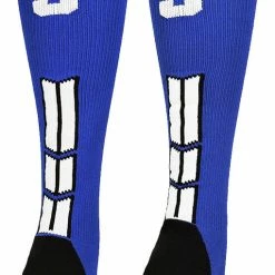 Brand new ๐ฅฐ MadSportsStuff Royal Player ID Custom Number Over The Calf ๐งฆ Socks For ๐ฅ Softball โพ Baseball Football Boys And ๐ง Girls ๐ 142 MadSportsStuff Royal Player ID Custom Number Over The Calf Socks For Softball Baseball Football Boys And Girls