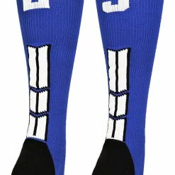 Brand new ๐ฅฐ MadSportsStuff Royal Player ID Custom Number Over The Calf ๐งฆ Socks For ๐ฅ Softball โพ Baseball Football Boys And ๐ง Girls ๐ 185 MadSportsStuff Royal Player ID Custom Number Over The Calf Socks For Softball Baseball Football Boys And Girls