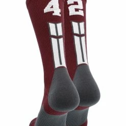 Cheap ๐ MadSportsStuff Maroon Player ID Custom Number Crew ๐งฆ Socks For ๐ Basketball Lacrosse Volleyball Boys And ๐ง Girls Volleyball ๐งฆ Socks ๐ฅ 191 MadSportsStuff Maroon Player ID Custom Number Crew Socks For Basketball Lacrosse Volleyball Boys And Girls Volleyball Socks