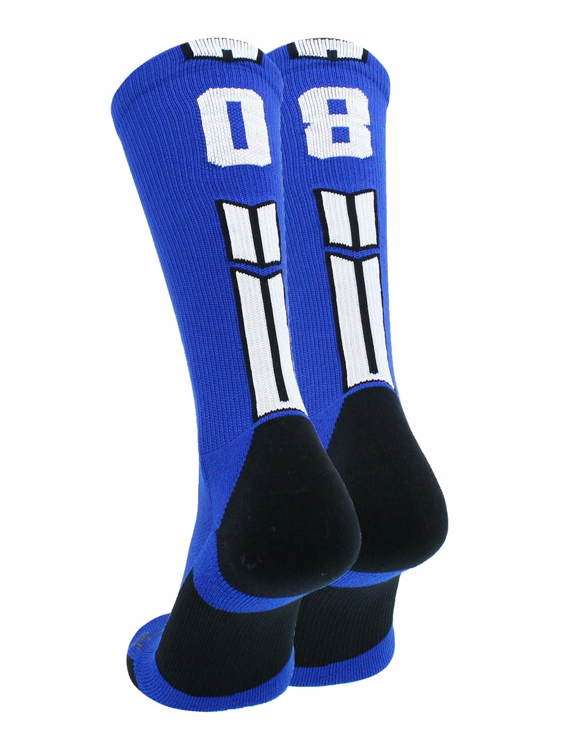 Budget ๐คฉ MadSportsStuff Volleyball ๐งฆ Socks Royal Player ID Custom Number Crew ๐งฆ Socks For ๐ Basketball Lacrosse Volleyball Boys And ๐ง Girls ๐ 70 MadSportsStuff Volleyball Socks Royal Player ID Custom Number Crew Socks For Basketball Lacrosse Volleyball Boys And Girls