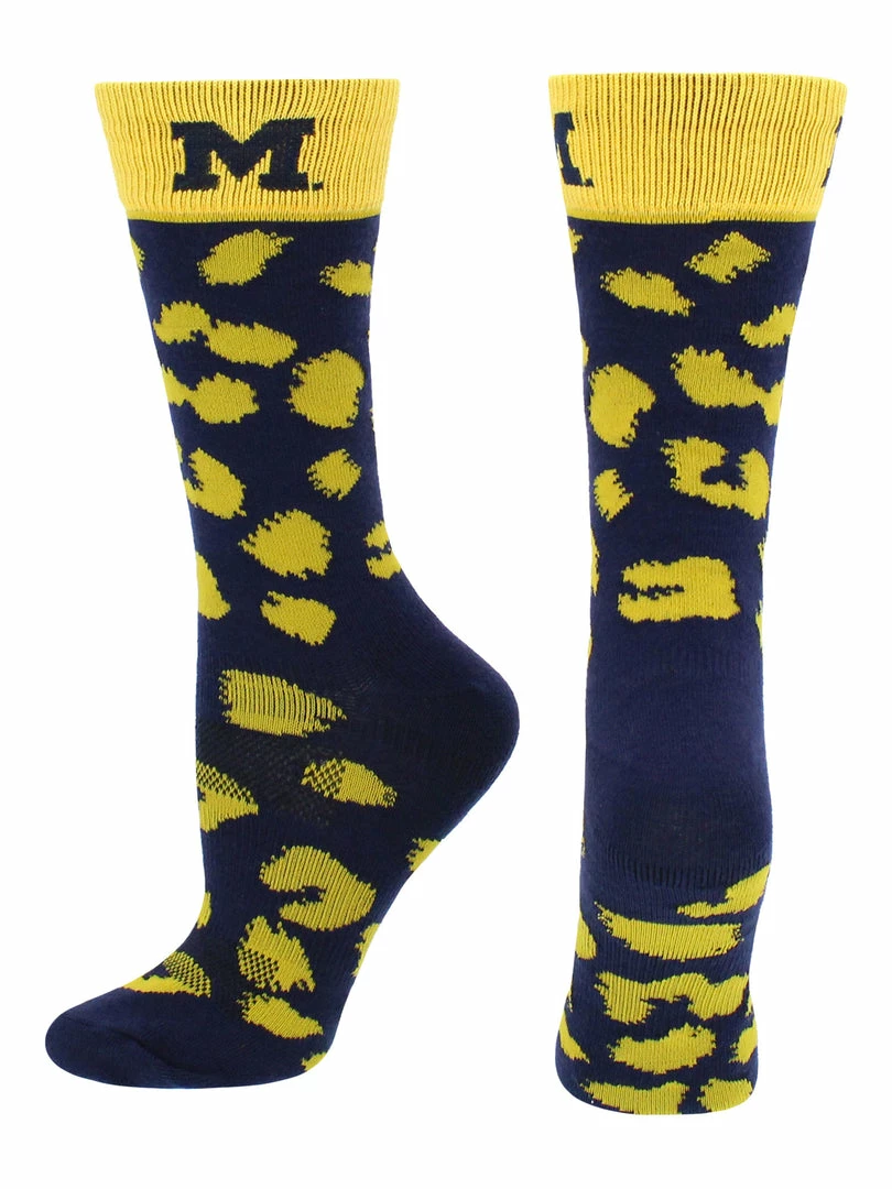 Cheap ๐ TCK All Schools Michigan Wolverines ๐งฆ Socks ๐ฉ Womens Savage Crew ๐งฆ Socks โจ 1 TCK All Schools Michigan Wolverines Socks Womens Savage Crew Socks